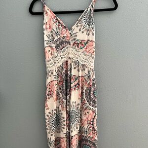 Floral Print Maxi Dress